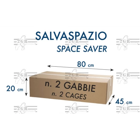 2GR Cage D'élevage Pliable "BORMIO" 120x40x40 Cm - Image 4