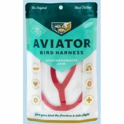 Harnais Pour Perroquets Aviator - S/Rouge