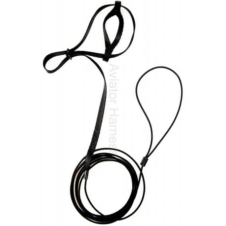 Harnais Pour Perruches Aviator - Petit/Noir - Image 3