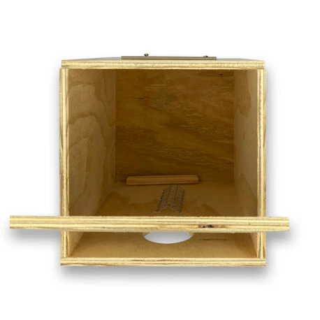 Nido Nichoir Vertical Pour Grandes Perruches 22x22x30 Cm - Image 3